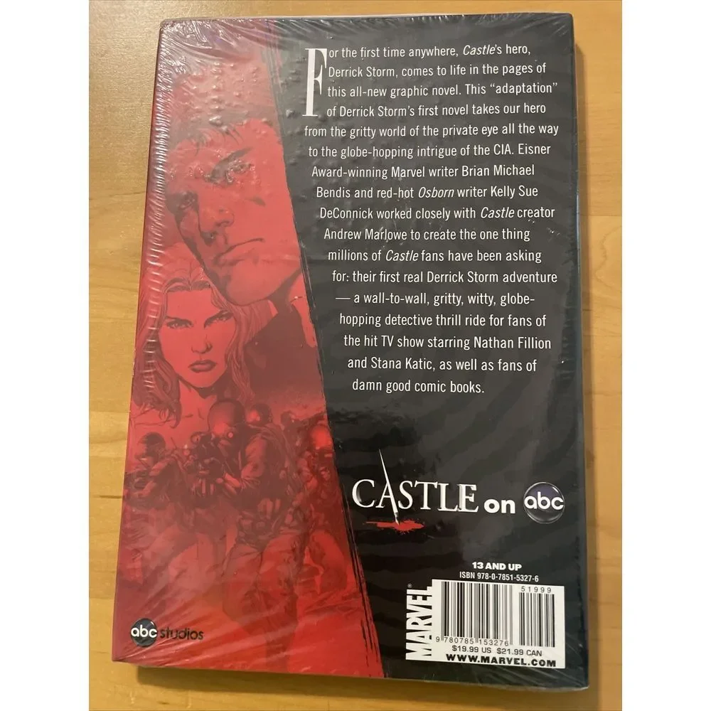 Castle Deadly Storm Marvel Comics HARDCOVER Graphic Novel‎ ABC TV Show- SEALED